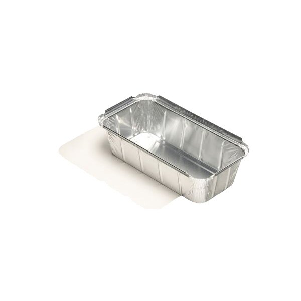 STARPAK Aluminium-Schale eckig, mit Deckel, 800 ml