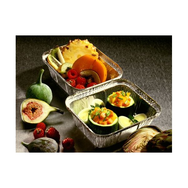 STARPAK Coupelle en aluminium, avec couvercle, 1.000 ml