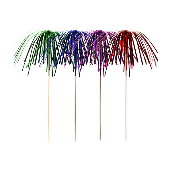 PAPSTAR Partypicker "Feuerwerk", farbig sortiert