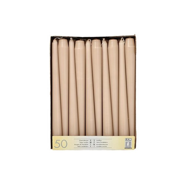 STARPAK Leuchterkerzen, 22 mm, rot, 50er Pack