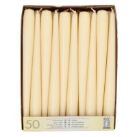 STARPAK Leuchterkerzen, 22 mm, rot, 50er Pack