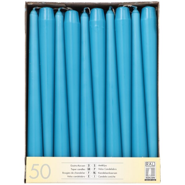 STARPAK Leuchterkerzen, 22 mm, weiss, 50er Pack