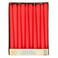 STARPAK Leuchterkerzen, 22 mm, weiss, 50er Pack