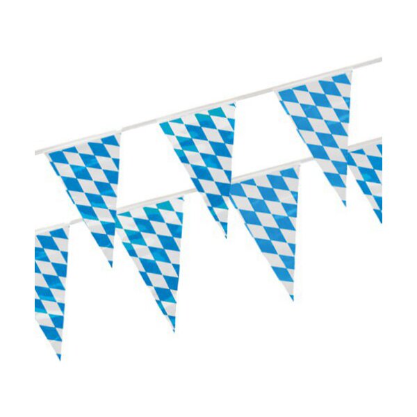 PAPSTAR Guirlande Bleu bavarois, en film plastique