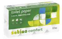 satino by wepa Toilettenpapier Comfort, 3-lagig, hochweiss