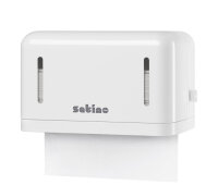 satino by wepa Falthandtuch-Spender mini, weiss