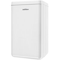 satino by wepa Poubelle, 50 litres, blanc