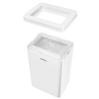 satino by wepa Abfallbehälter, 50 Liter, weiss