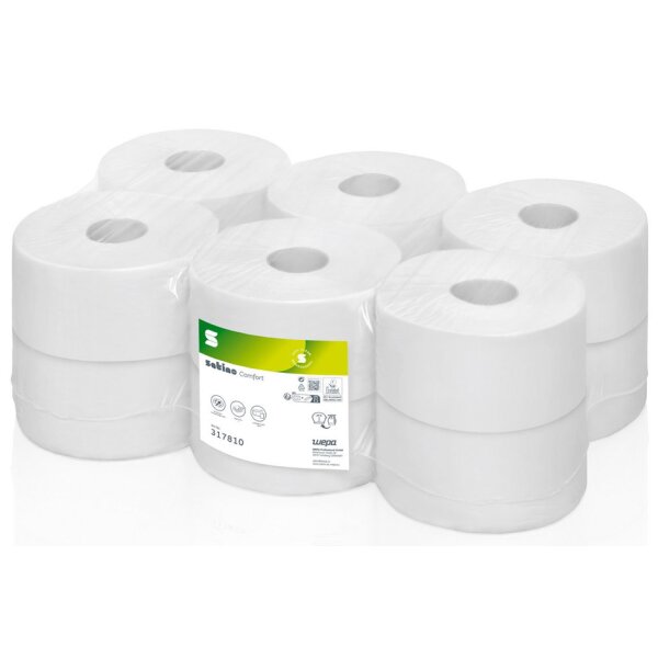 satino by wepa Papier toilette en grands rouleaux, 380 m