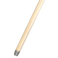 Peggy Perfect Holz-Besenstiel, mit Metallgewinde, 1.300 mm
