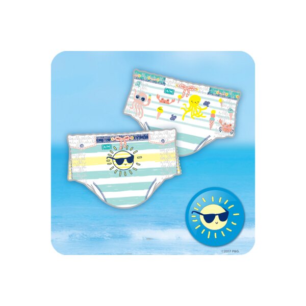 Pampers Couches-culottes de bain Splashers taille 3 - 4