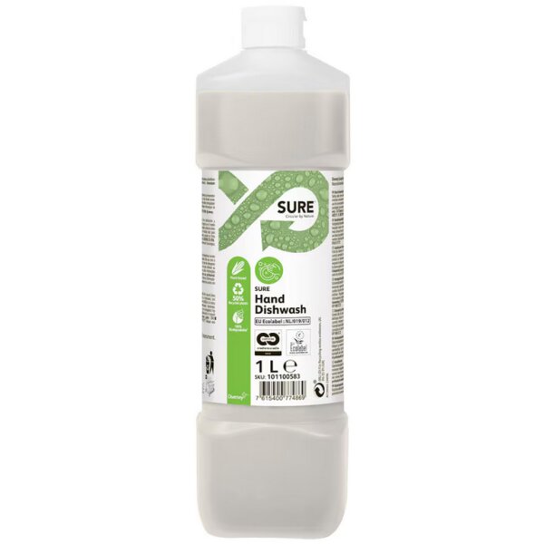 SURE Handsp&uuml;lmittel "Hand Dishwash", 1 Liter