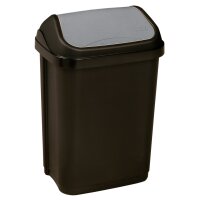 keeeper Poubelle swantje, 10 litres, graphite/ gris