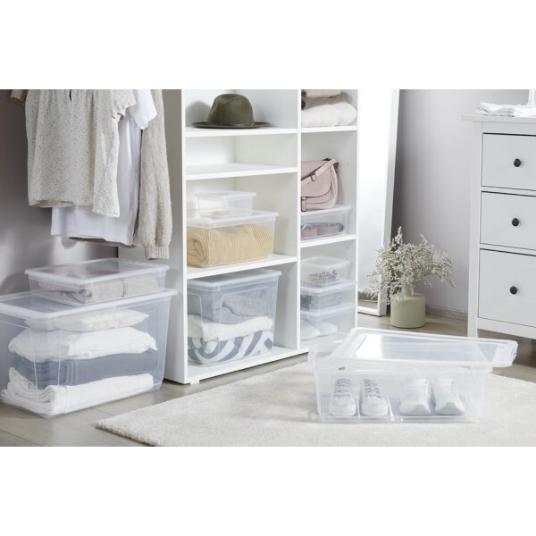 keeeper Bo&icirc;te de rangement bea, 8 L, PP, transparent