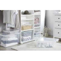 keeeper Boîte de rangement bea, 8 L, PP, transparent