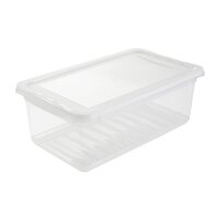 keeeper Boîte de rangement bea, 8 L, PP, transparent