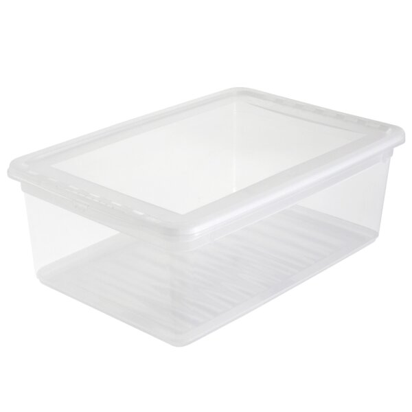 keeeper Aufbewahrungsbox "bea", 30 Liter hoch, transparent