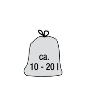 keeeper Poubelle magne, 10 litres, argent / anthracite