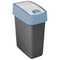 keeeper Poubelle magne, 10 litres, argent / anthracite