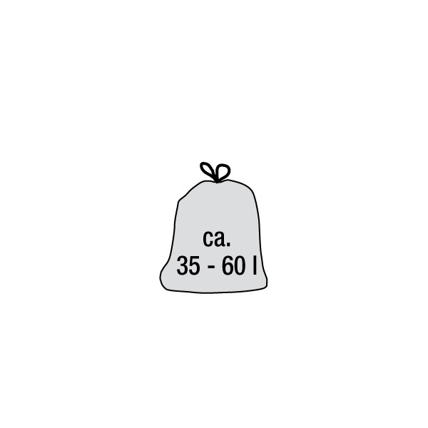 keeeper Abfalleimer "magne", 25 Liter, silber anthrazit