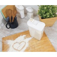 keeeper Boîte verseuse paola, 0,75 L, blanc / transparent