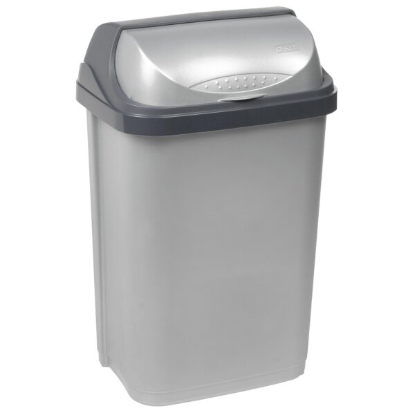 keeeper Poubelle rasmus, 25 litres, argent