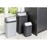 keeeper Poubelle rasmus, 25 litres, argent