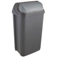 keeeper Abfallbehälter "rasmus", 50 Liter, silber