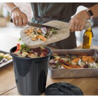 keeeper Poubelle Mini-Tonne mats avec couvercle, 7 litres