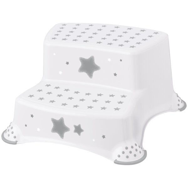 keeeper kids Marchepied igor stars, deux niveaux, blanc