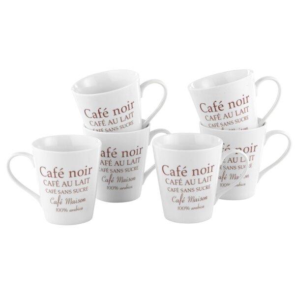 Esmeyer Kaffeebecher FAKT, 0,25 Liter, weiss mit Aufdruck