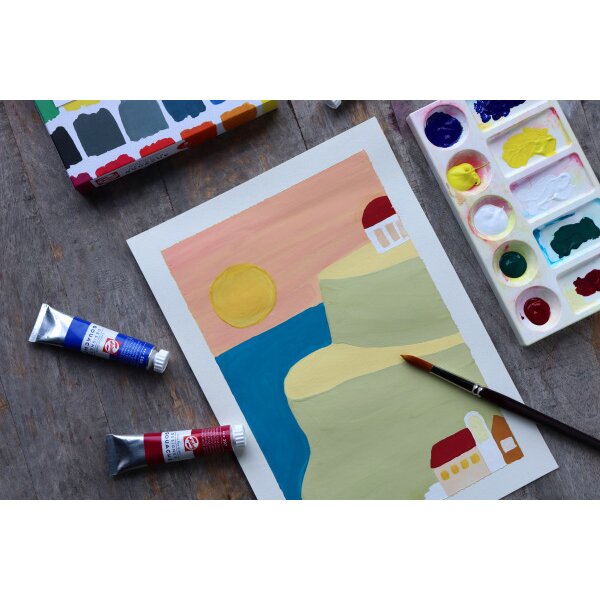 TALENS Gouache Designer 08820410 10 couleurs &agrave; 20ml