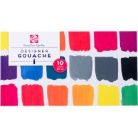 TALENS Gouache Designer 08820410 10 couleurs à 20ml