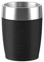 emsa Isolierbecher TRAVEL CUP, 0,20 L., Manschette schwarz