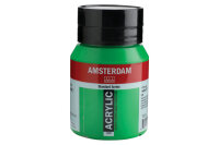AMSTERDAM Acrylfarbe 500ml 17726182 Permanentgrün...