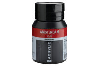 AMSTERDAM Peinture acrylique 500ml 17727352 noir oxyde 735