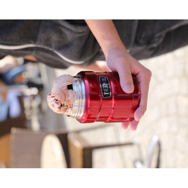THERMOS Speisegef&auml;ss STAINLESS KING, 0,47 Liter, rot