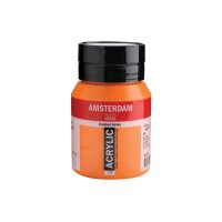 AMSTERDAM Acrylfarbe 500ml 17722762 Azogelb orange 276