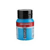 AMSTERDAM Acrylfarbe 500ml 17725642 Brillantblau 564