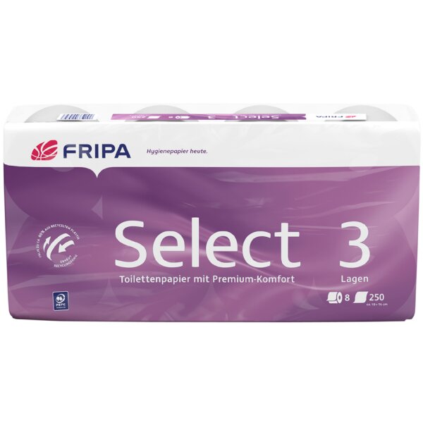 Fripa Papier toilette Select, 4 couches, extra blanc