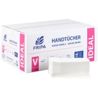 Fripa Essuie-mains IDEAL, 250 x 500 mm, pli-C, extra blanc