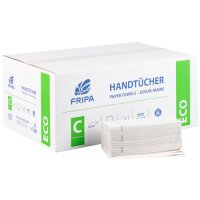 Fripa Essuie-mains ECO, 250 x 330 mm, pli-C, blanc