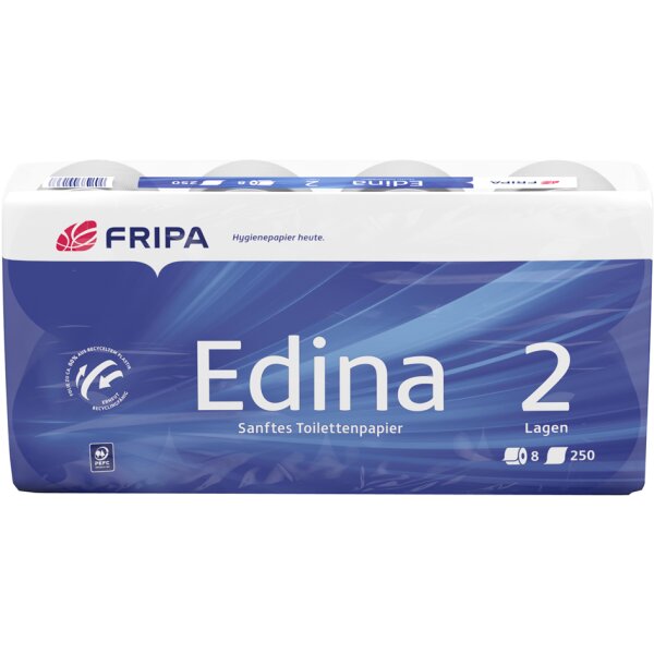 Fripa Papier toilette Edina, 3 couches, extra blanc