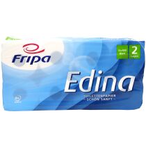 Fripa Toilettenpapier Edina, 2-lagig, hochweiss