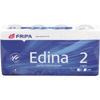 Fripa Toilettenpapier Edina, 2-lagig, hochweiss