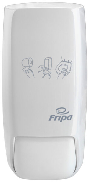 Fripa WC-Sitz-Desinfektionsmittelspender, Kunststoff, weiss
