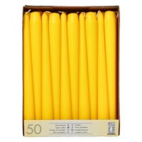 STARPAK Leuchterkerzen, 22 mm, limonengrün, 50er Pack