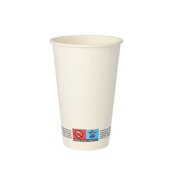 STARPAK Papp-Trinkbecher, 0,2 l, weiss