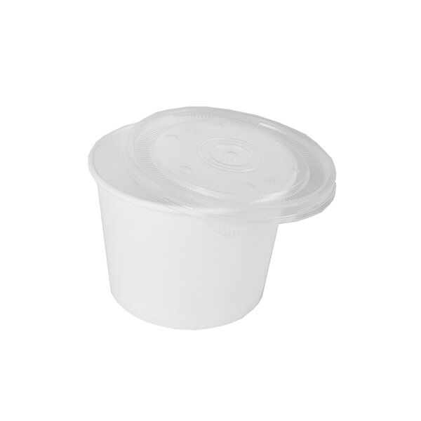 STARPAK Bol à soupe rond To Go, 470 ml, blanc