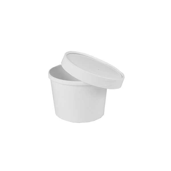 STARPAK Suppenbecher "To Go", Pappe, weiss, 500 ml